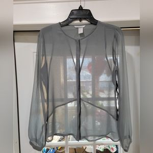 H&M Gray blouse